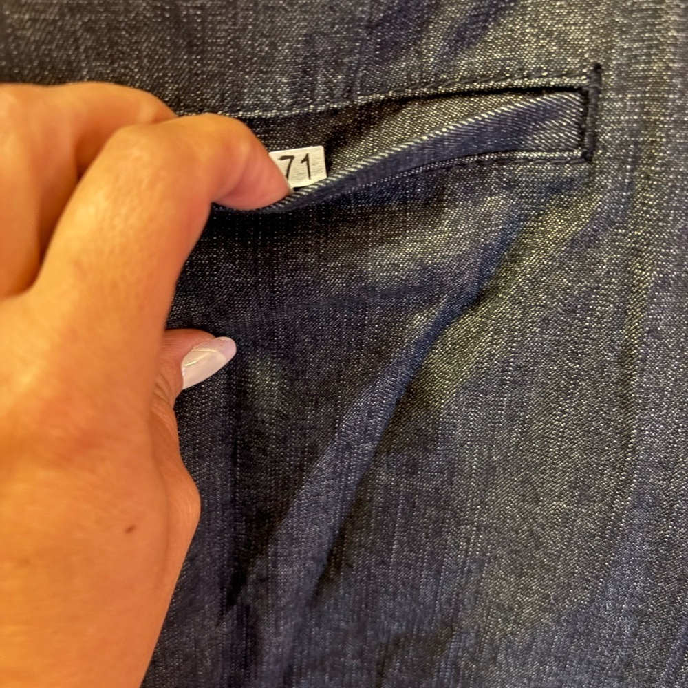 Anthropologie Bica Cheia Denim Skirt NWT Size 6 – Pockets & Pleated Front - Picture 14 of 16